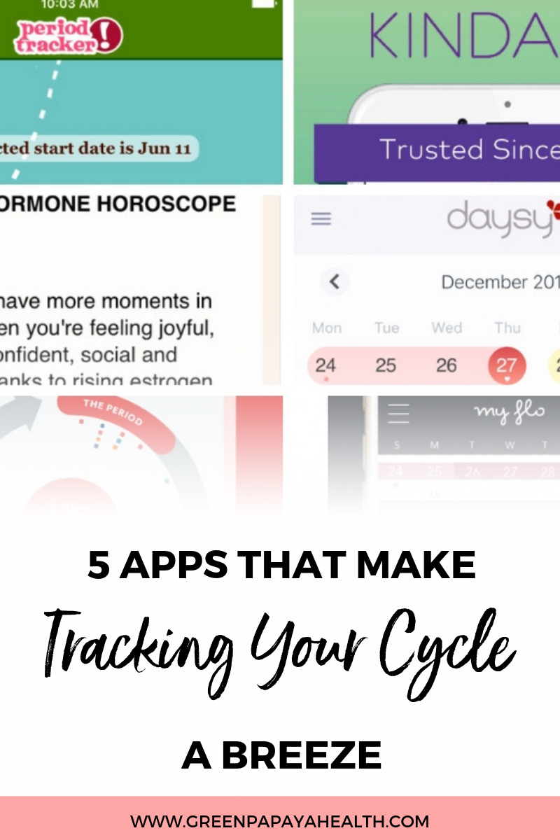 five apps that make tracking your cycle a breeze